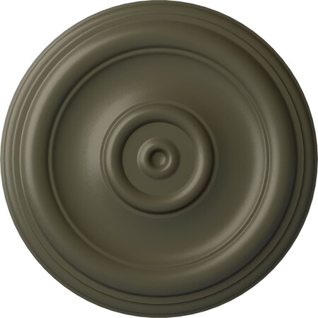 Ekena Millwork Traditional Ceiling Medallion (Fits Canopies up to 2 3/4"), Hand-Painted Witch Hazel, 12"OD x 1"P CM12TRWHF